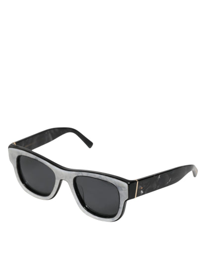 Pearl White Acetate Frame Domenico Shade Sunglasses