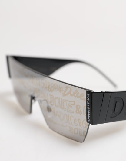 Black Metal Frame DNA Graffiti DG2233 Eyewear Sunglasses