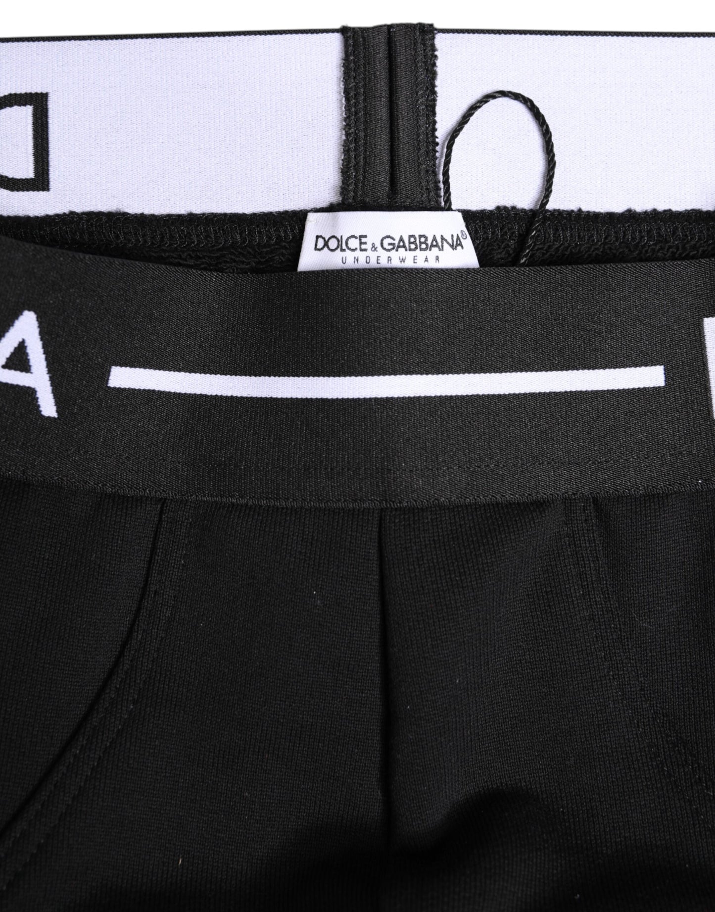 Black Cotton Stretch Regular Brief Underwear