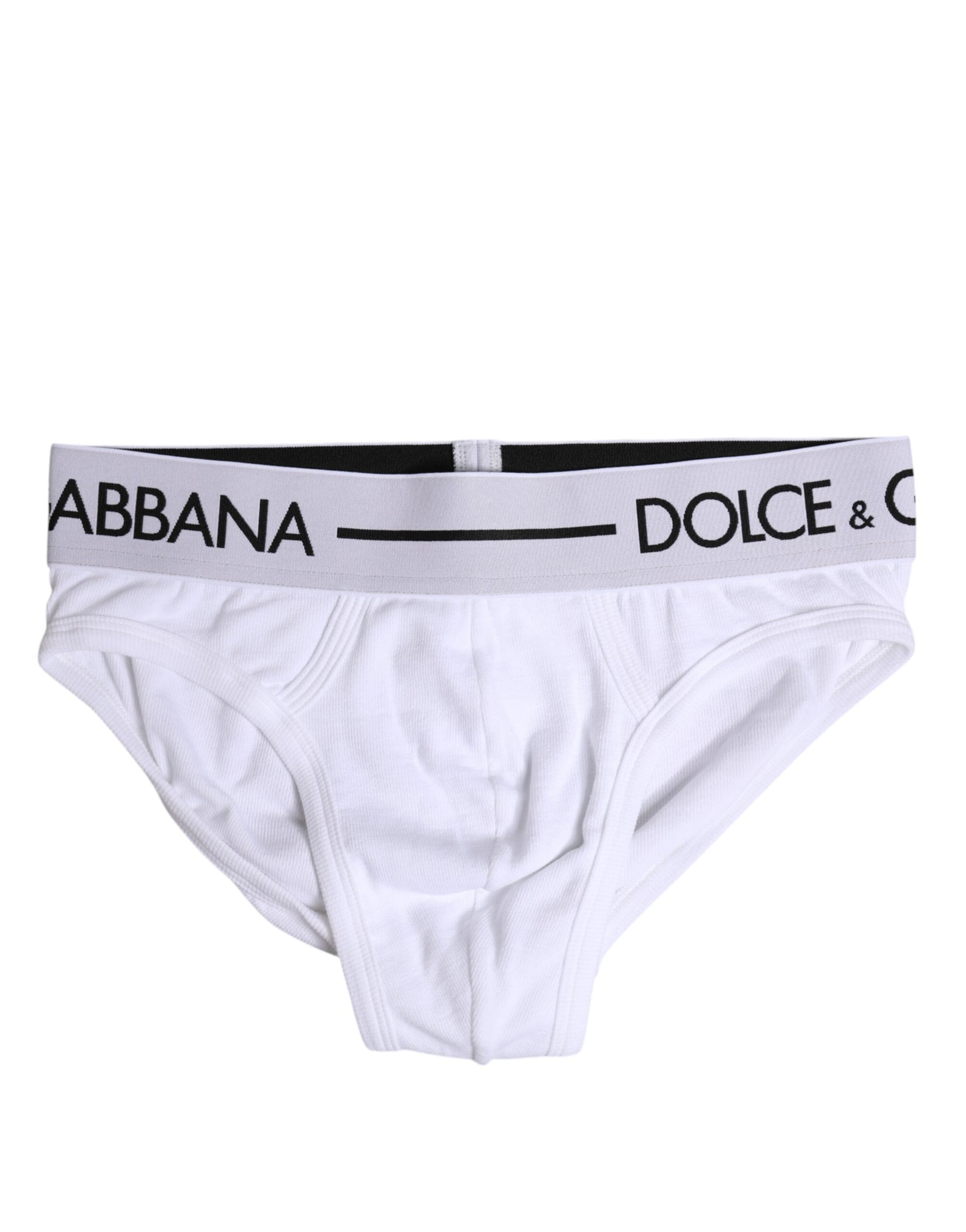 White Cotton Stretch Regular Brief Underwear