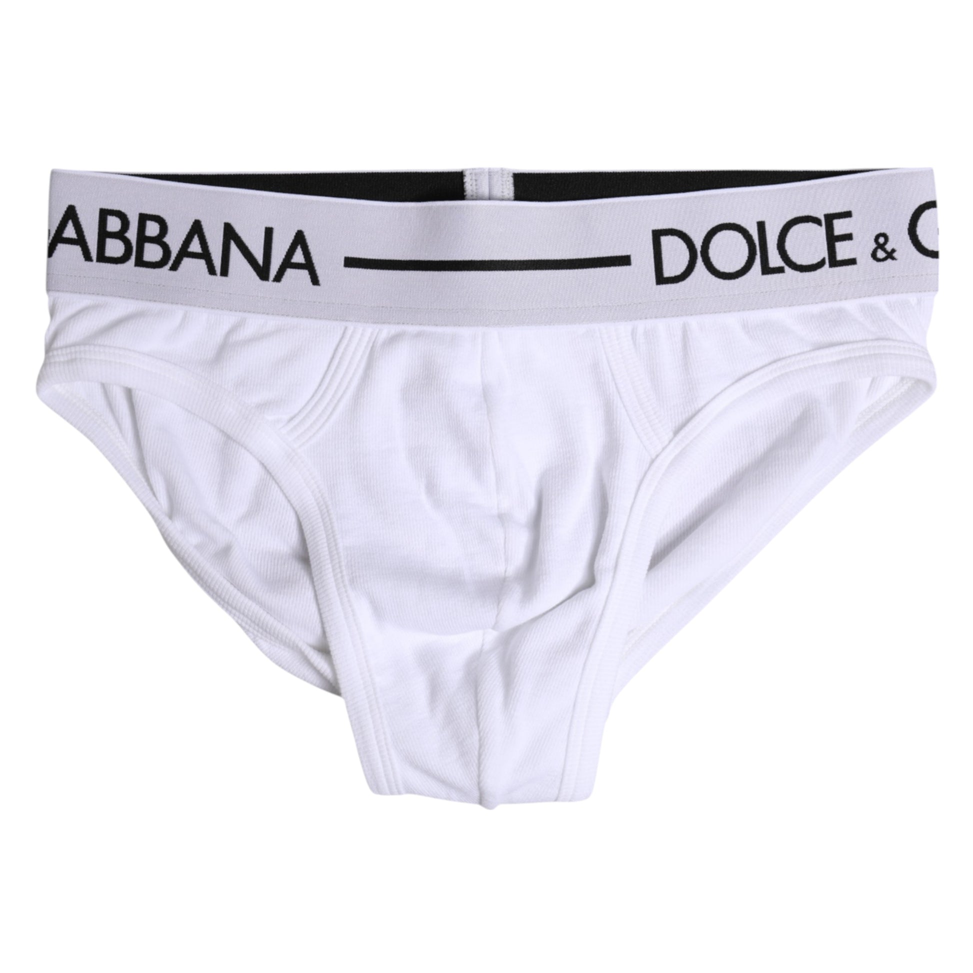 White Cotton Stretch Regular Brief Underwear