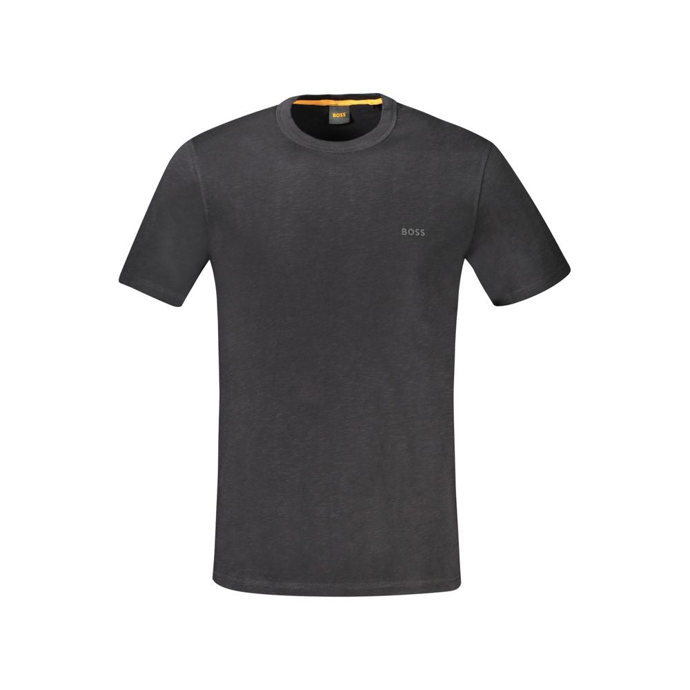 Black Cotton T-Shirt