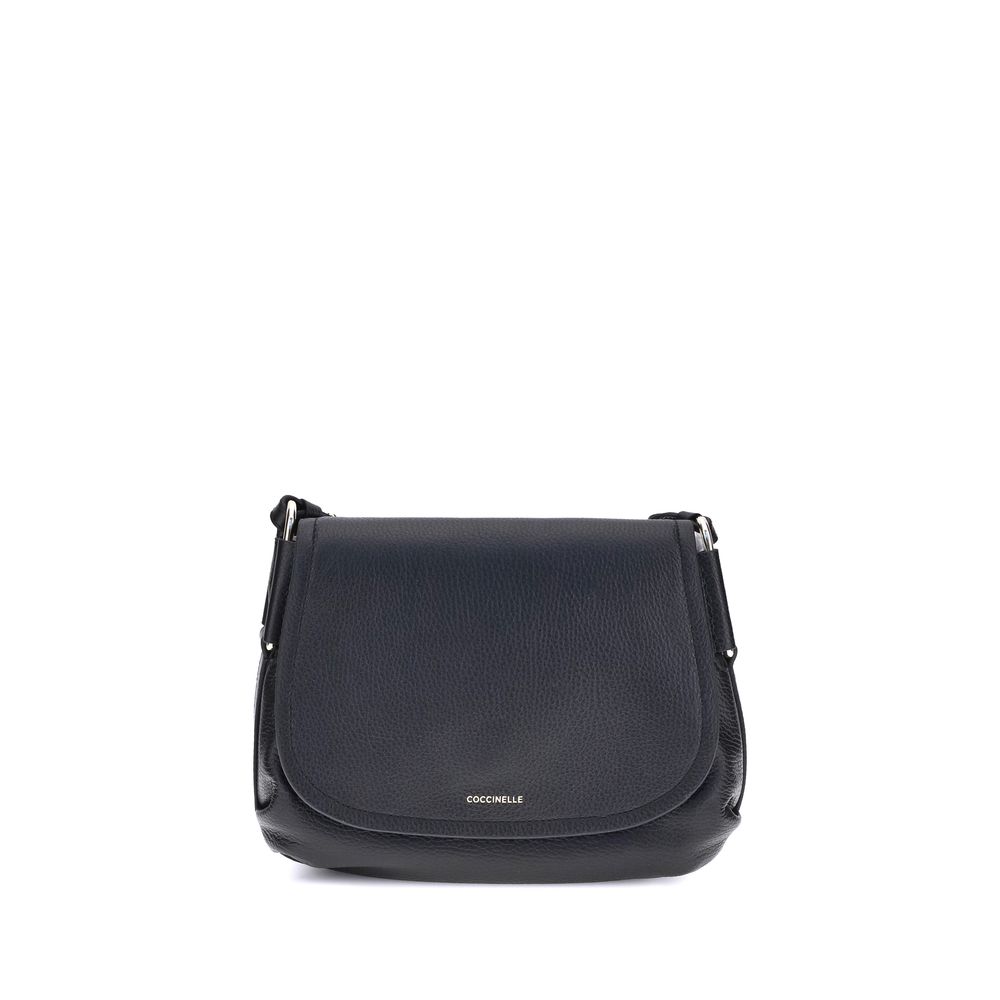 Black Calf Leather Bos Taurus Shoulder Bag