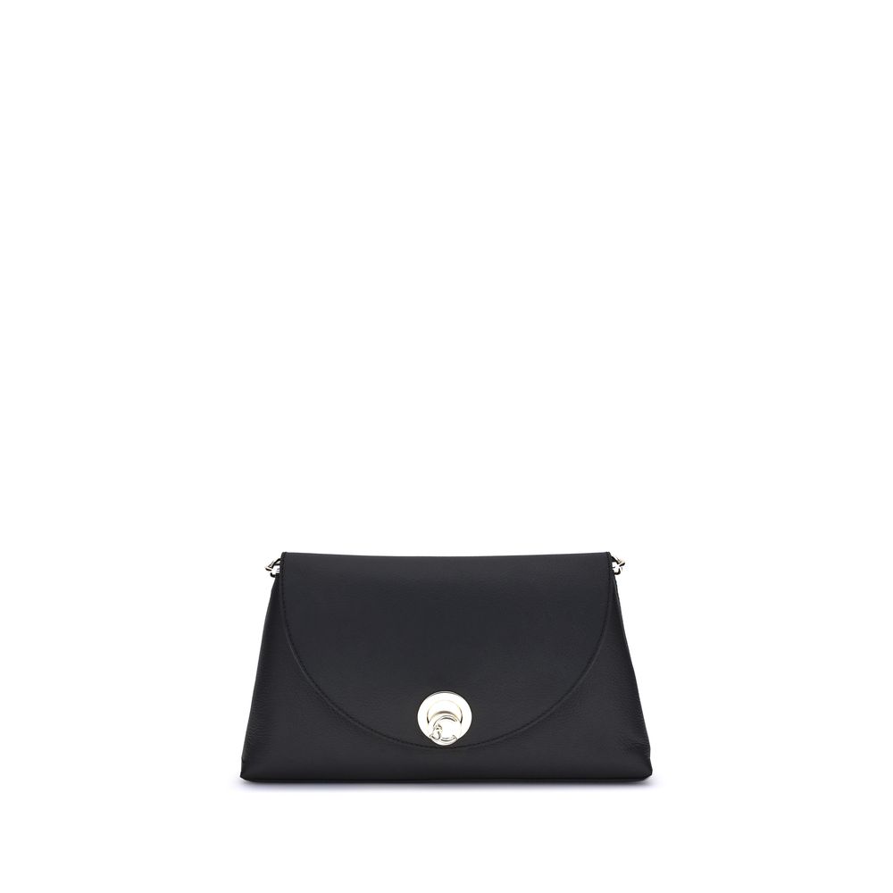 Black Calf Leather Bos Taurus Shoulder Bag