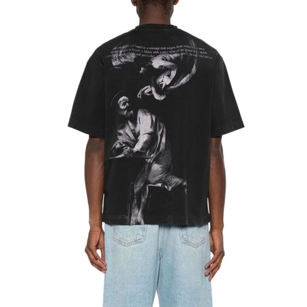 Black Cotton T-Shirt