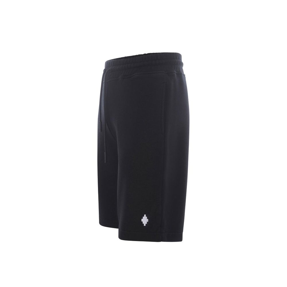 Black Cotton Shorts