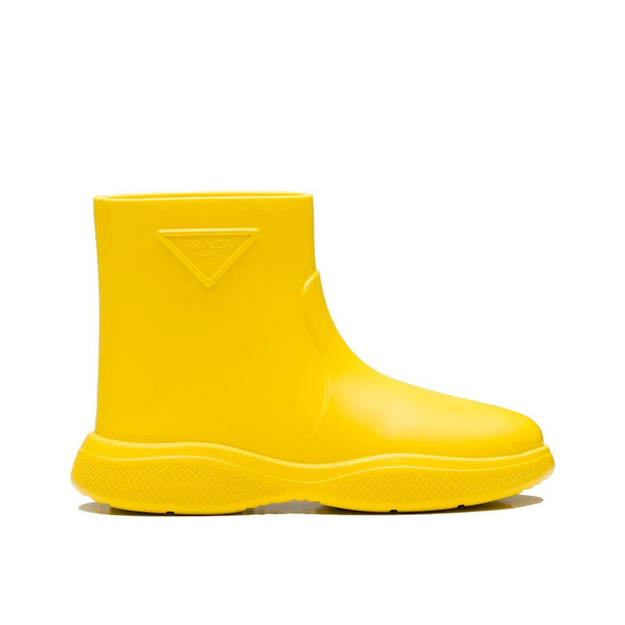 Yellow Rubber Rain Boots