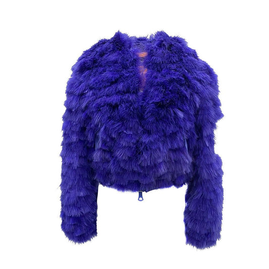 Blue Feather Bomber