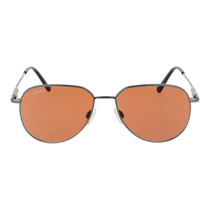 Gray Metal Sunglasses