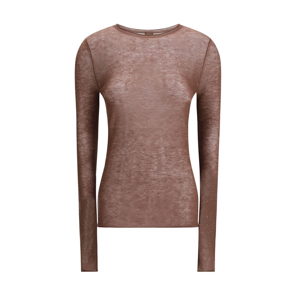 Brown Wool Sweatshirt