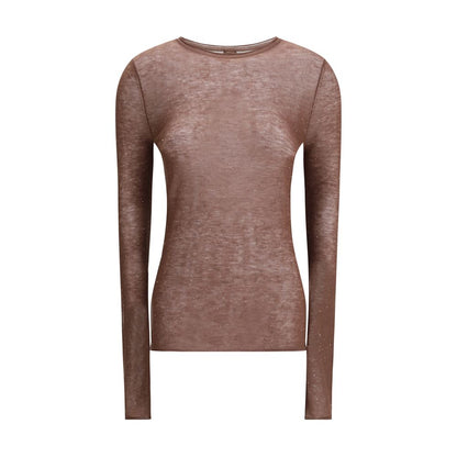Brown Wool Sweatshirt
