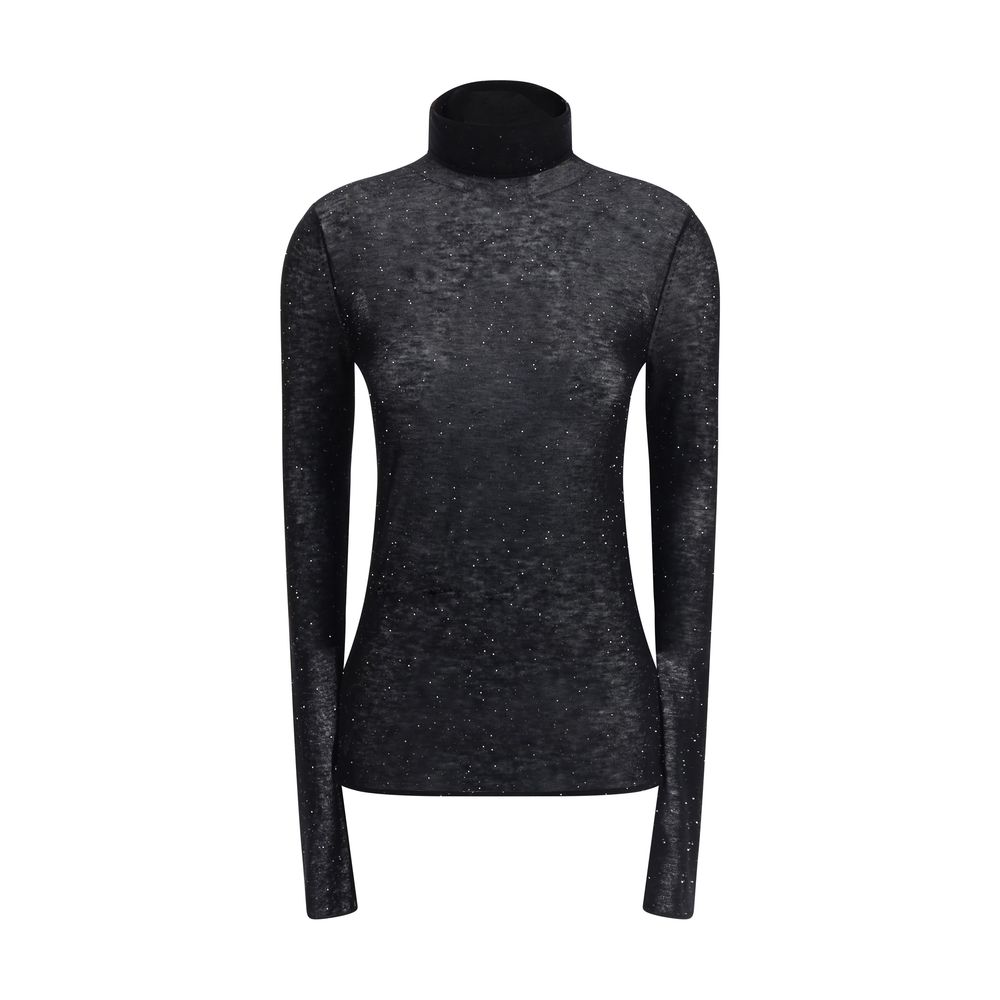 Gold Wool Turtleneck