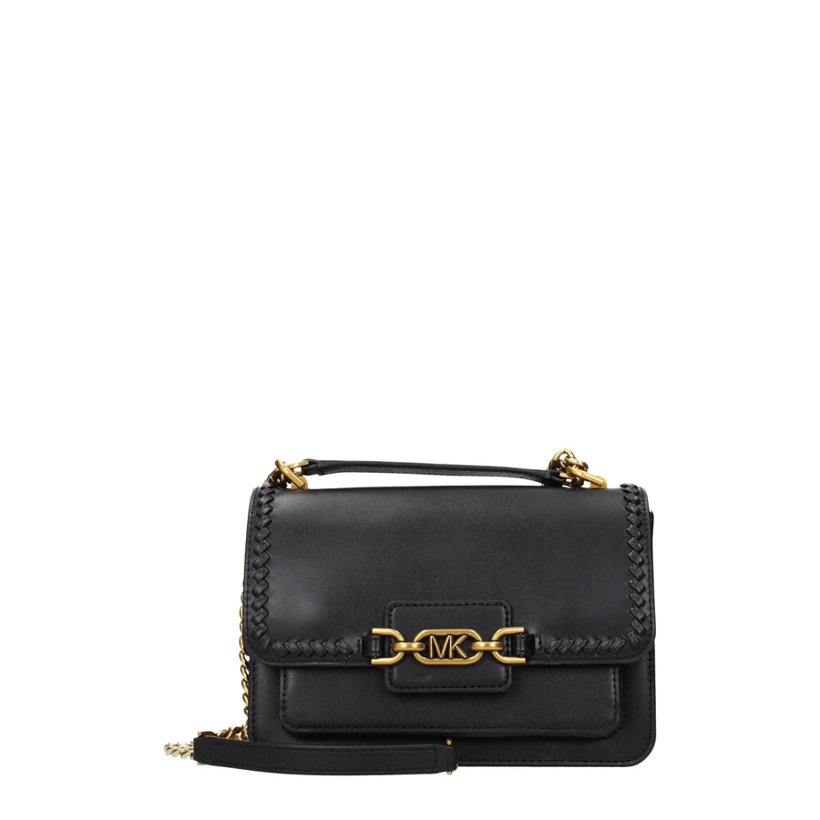 Black Leather Shoulder Bag