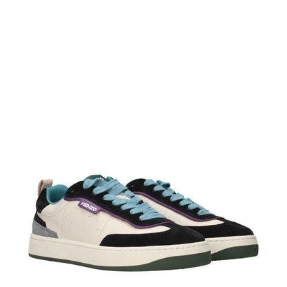 Multicolor Leather Low Top Sneakers