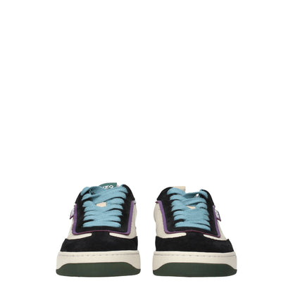 Multicolor Leather Low Top Sneakers
