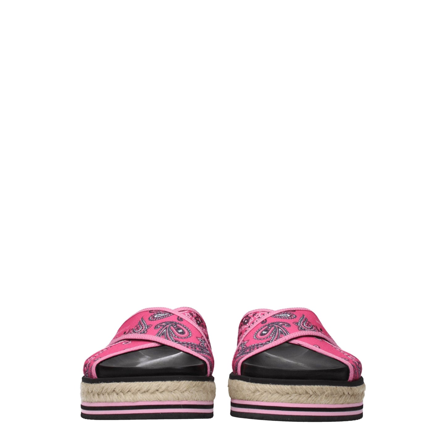 Pink Fabric Slippers