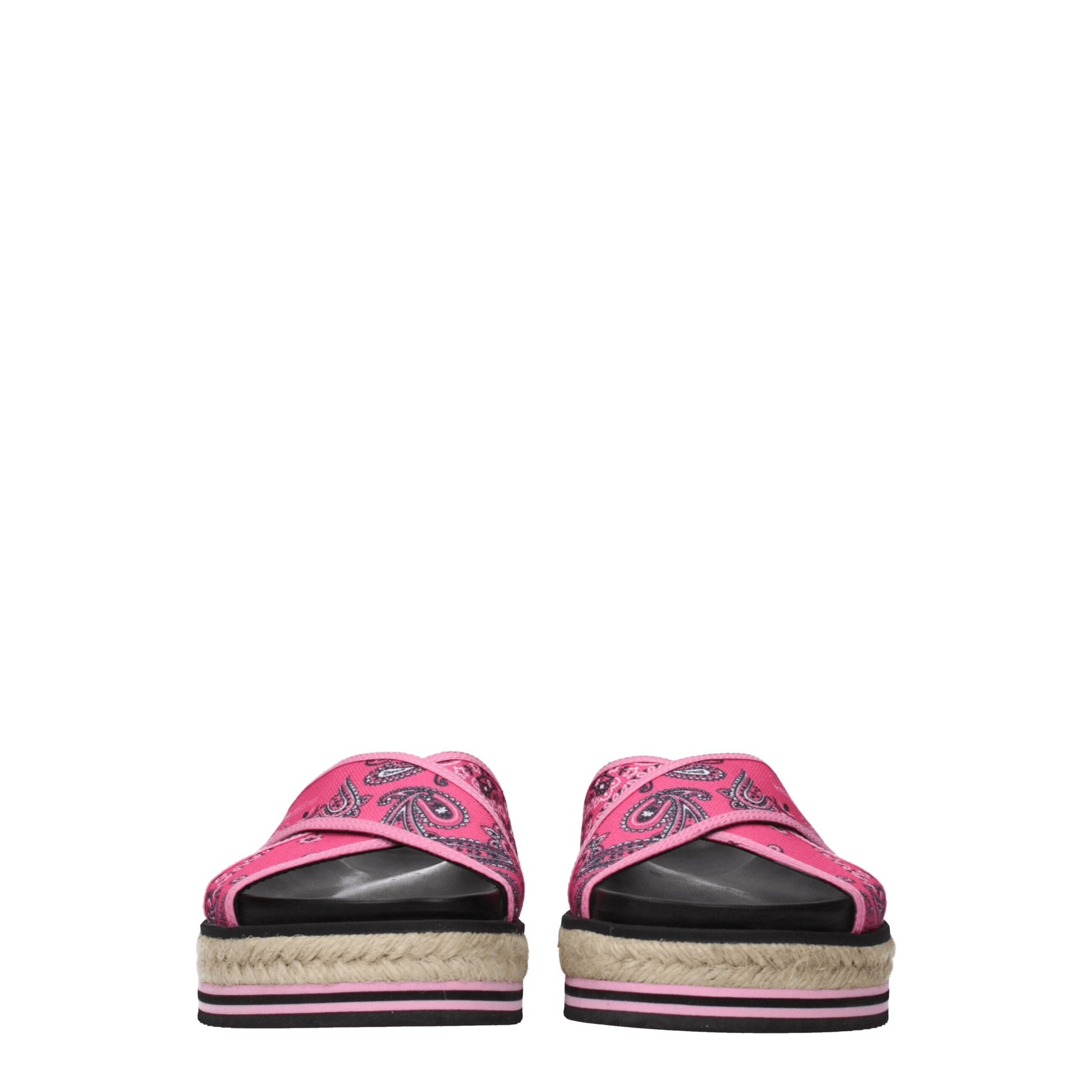 Pink Fabric Slippers