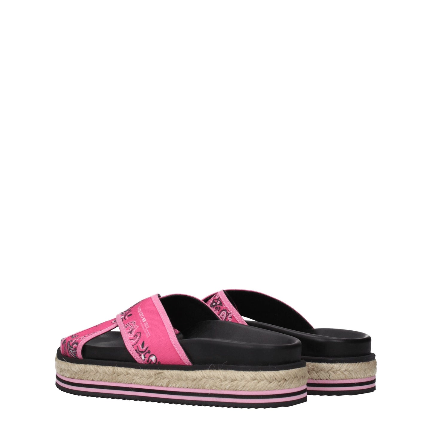 Pink Fabric Slippers