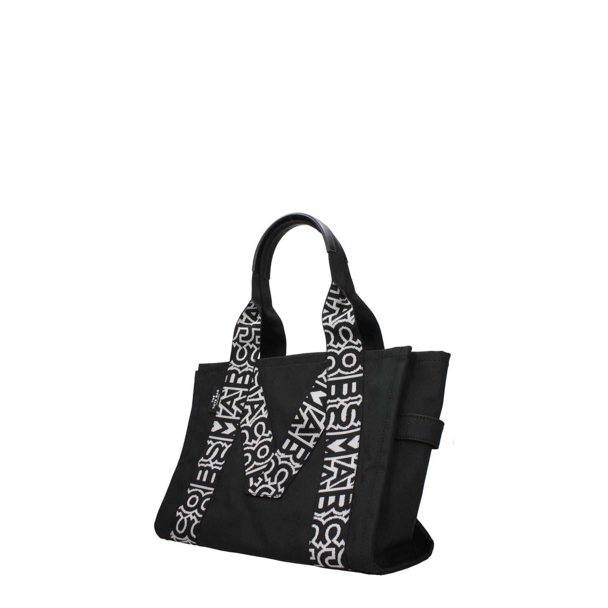Black Fabric Shoulder Bag