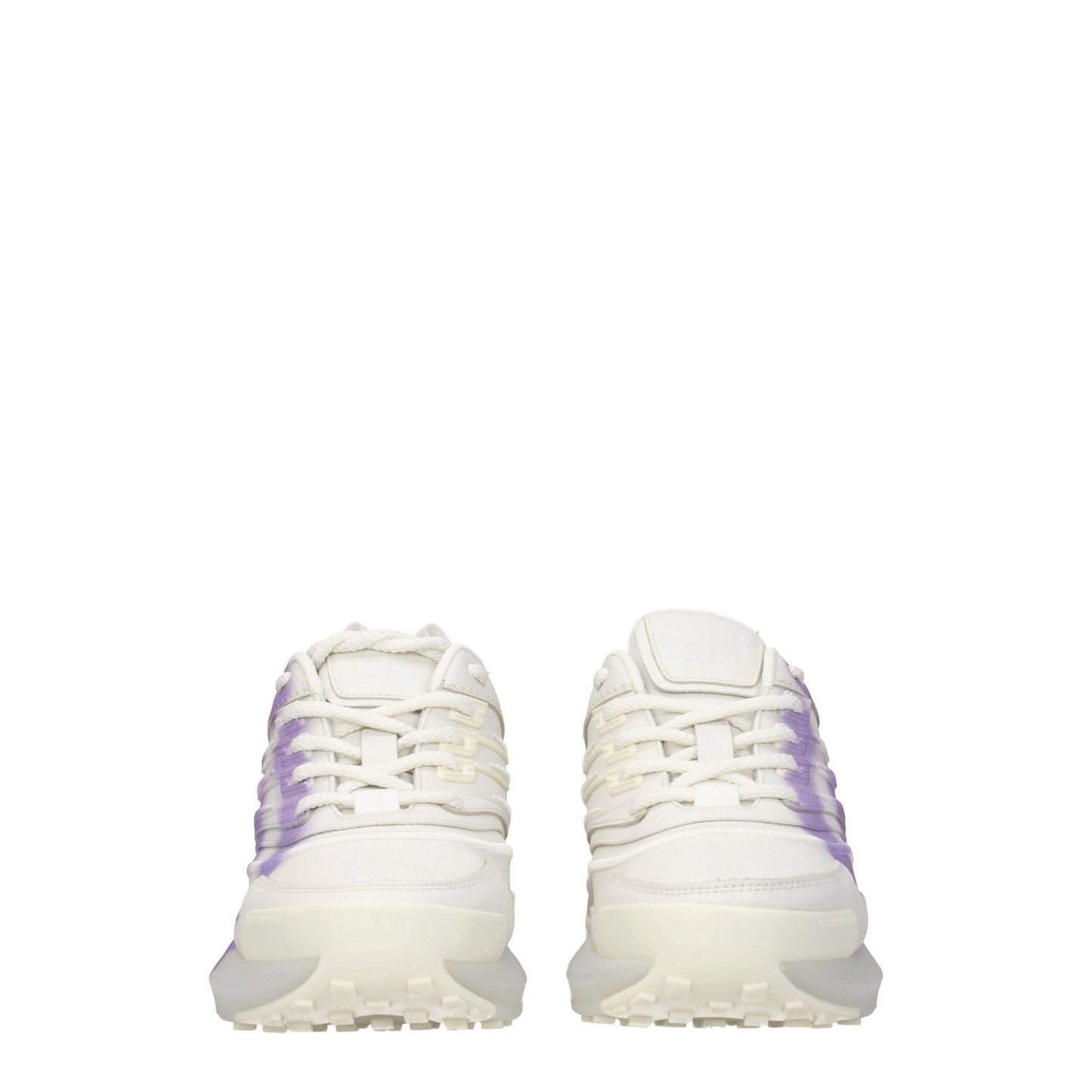 Beige Leather Low Top Sneakers