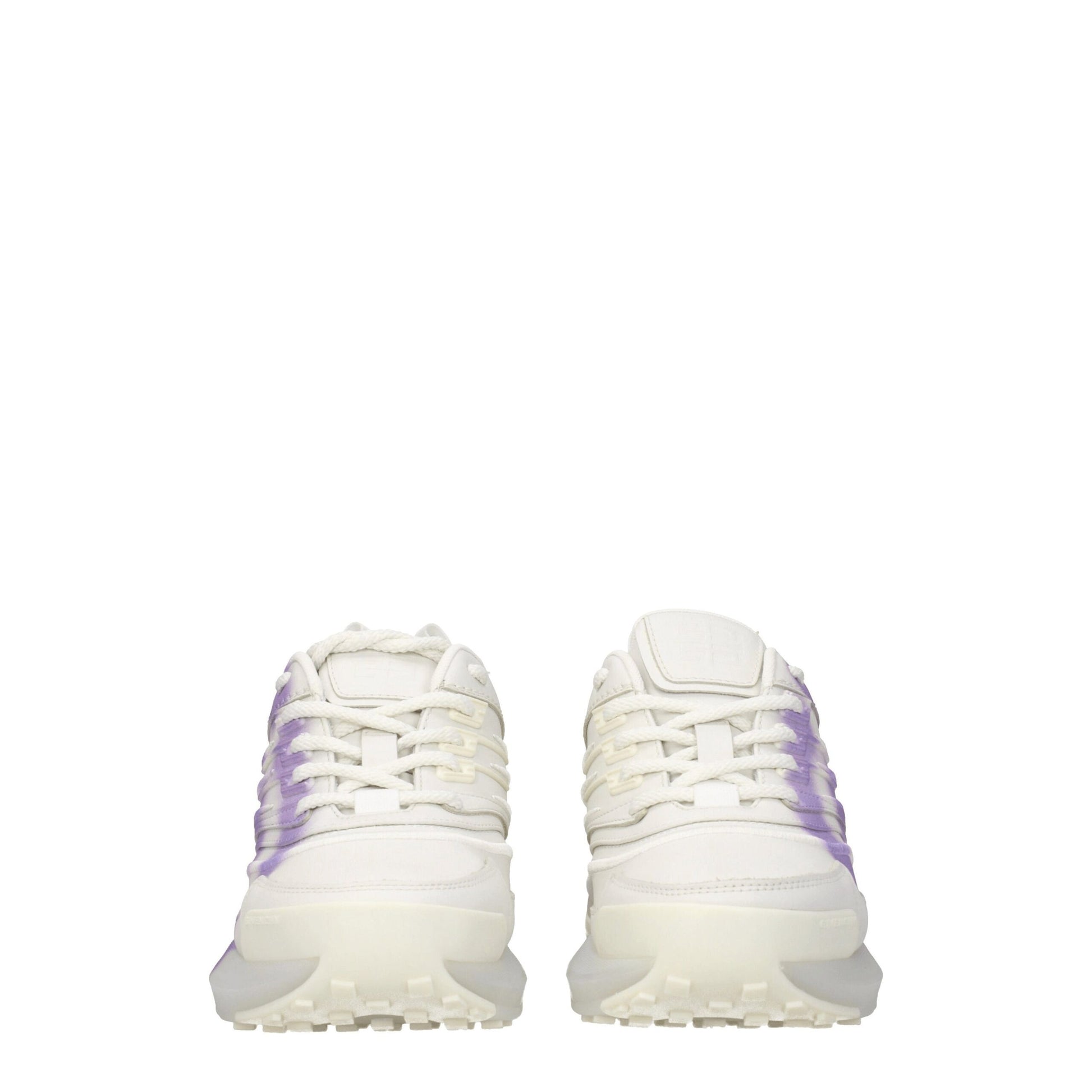 Beige Leather Low Top Sneakers