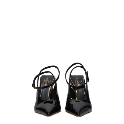 Black Leather Sandals