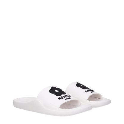 White Cotton Slippers