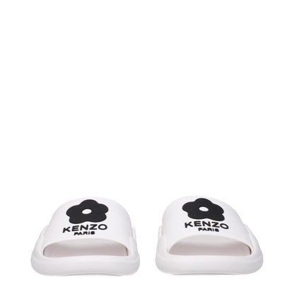 White Cotton Slippers