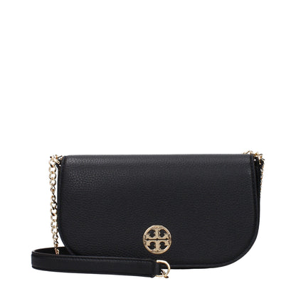Black Leather Crossbody Bag