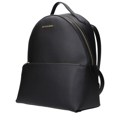 Black Leather Backpack