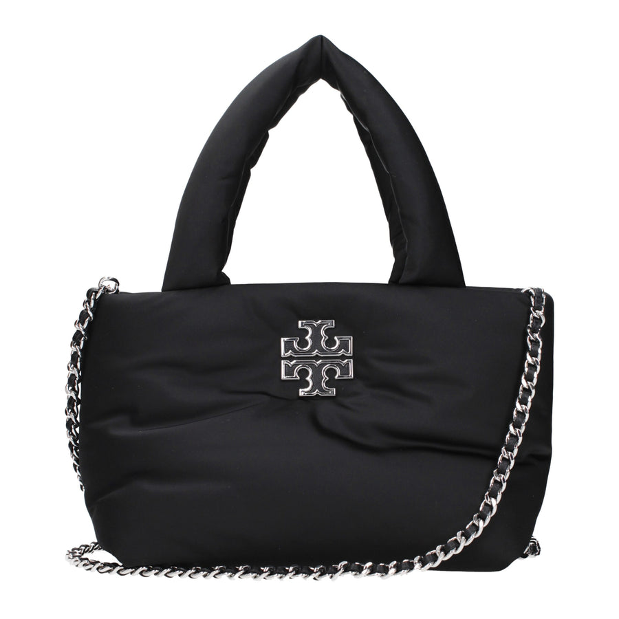 Black Fabric Handbag