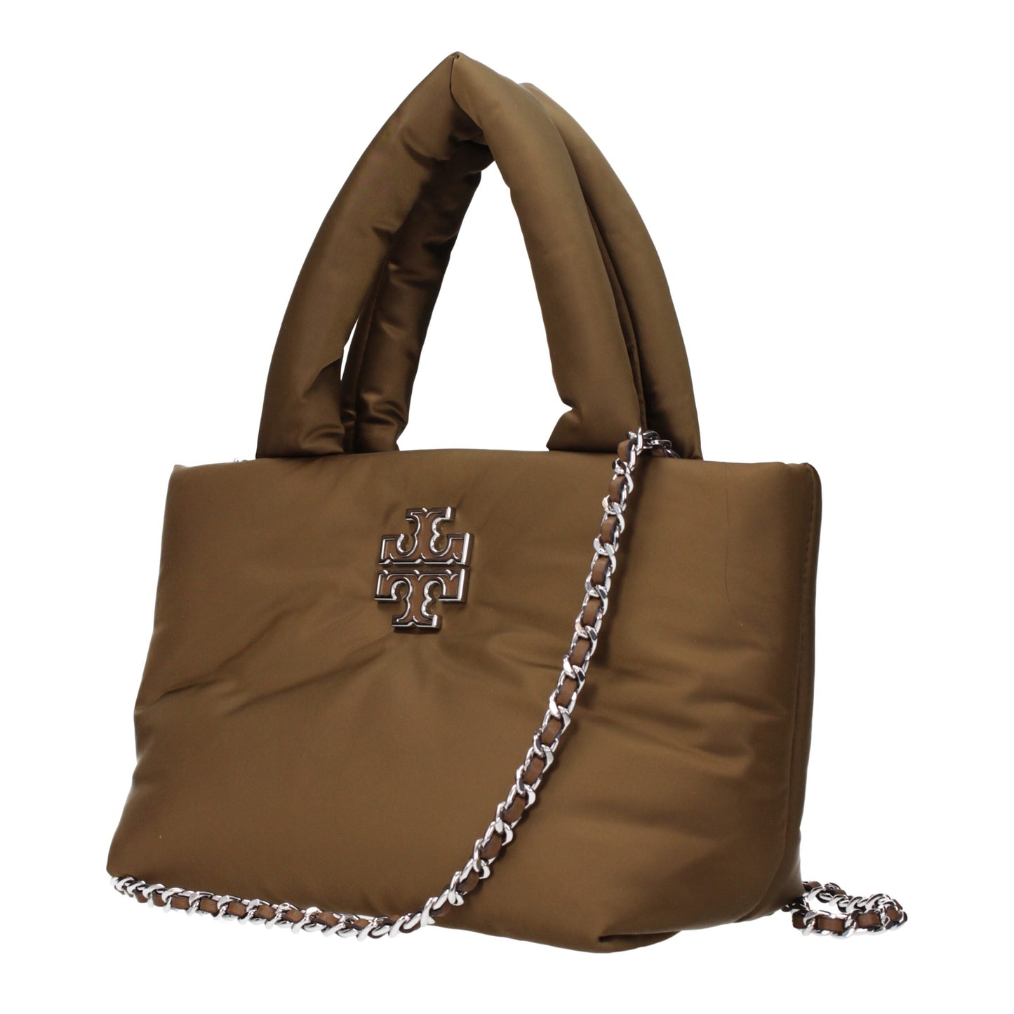 Brown Fabric Handbag