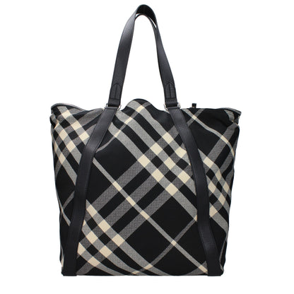 Black Fabric Shoulder Bag