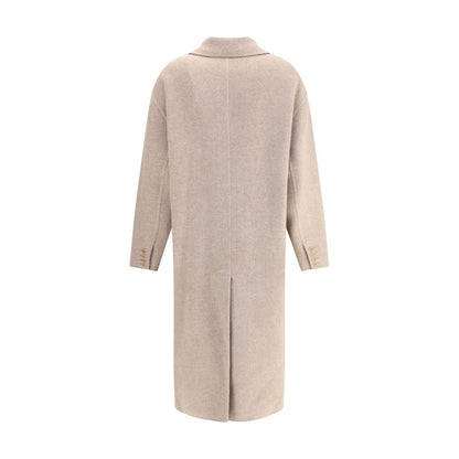 Beige Wool Coat
