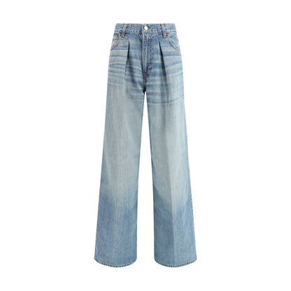 Light Blue Cotton Jeans Denim