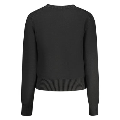 Black Cotton Sweater