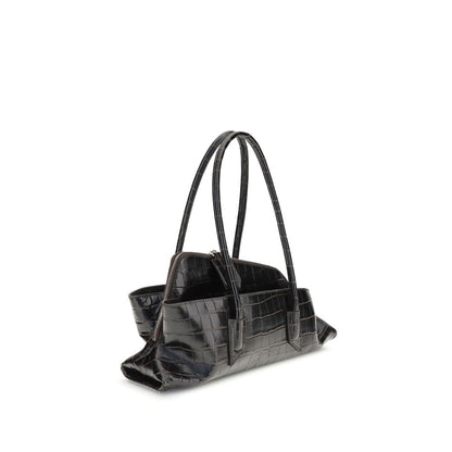 Black Calf Leather Bos Taurus Shoulder Bag