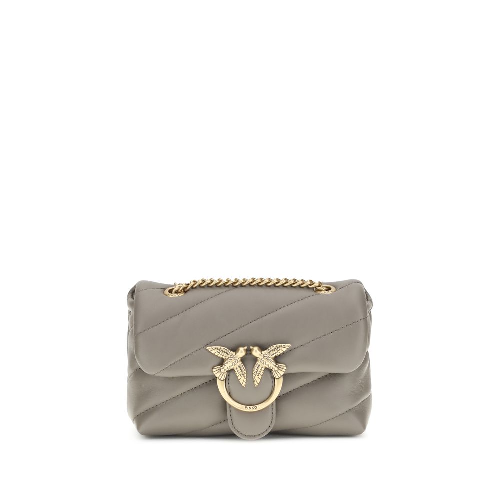 Gray Calf Leather Bos Taurus Shoulder Bag