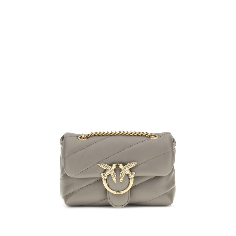 Gray Calf Leather Bos Taurus Shoulder Bag