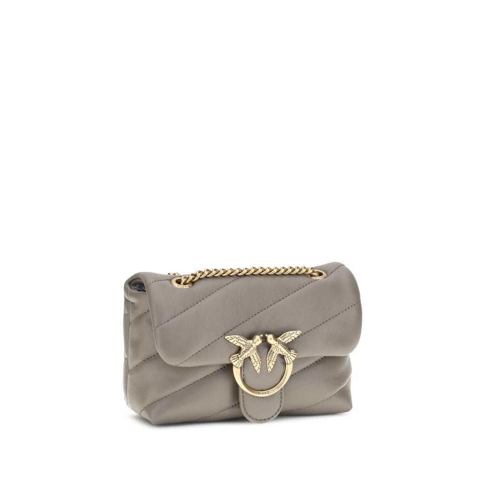 Gray Calf Leather Bos Taurus Shoulder Bag