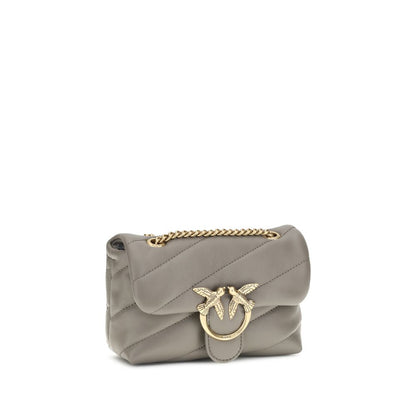 Gray Calf Leather Bos Taurus Shoulder Bag