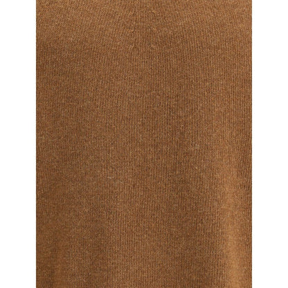 Brown Fleece Wool Sweatshirt