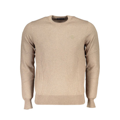 Beige Fabric Sweater
