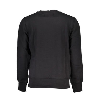 Black Cotton Sweatshirt