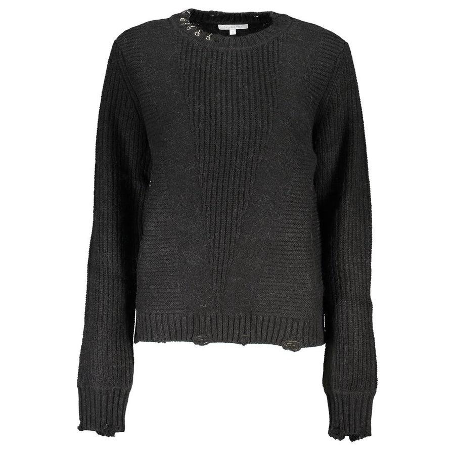 Black Fabric Sweater