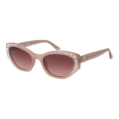 Beige Stainless Steel Sunglasses