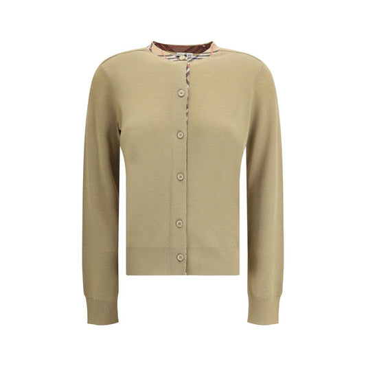Brown Wool Cardigan