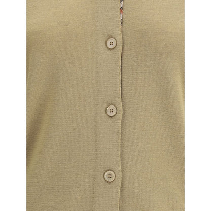 Brown Wool Cardigan