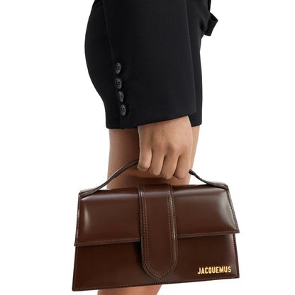 Brown Leather Le Grand Bambino Handbag