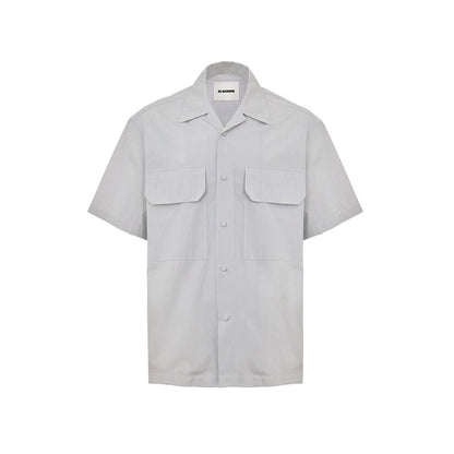 Blue Cotton Shortsleeve